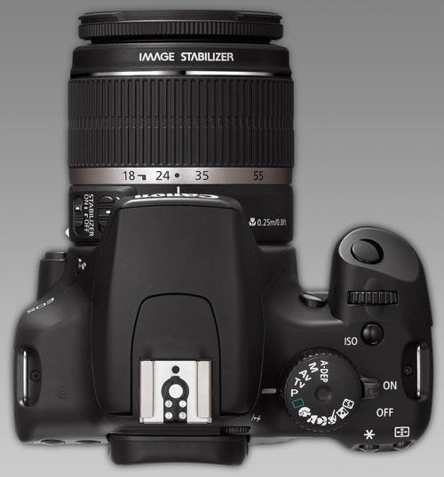 Canon-EOS 1000D Top View